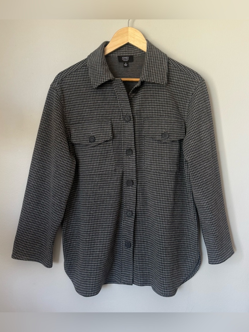 Jones New York Siganture Houndstooth Shacket